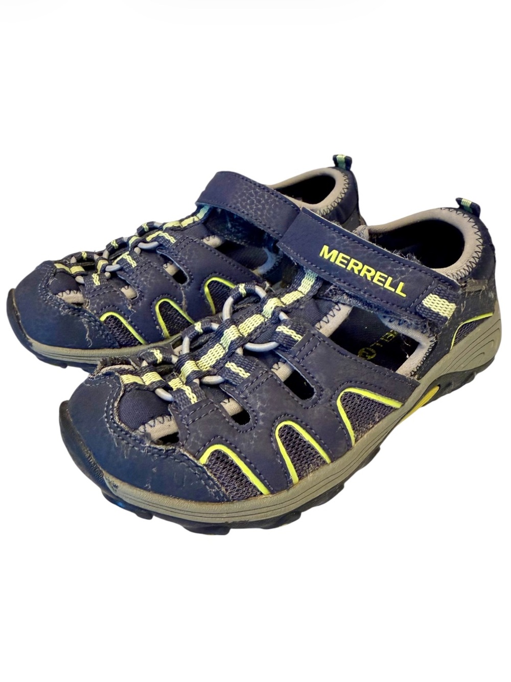 Merrell Kids Hydro H2O Hiker Sandals Sz 13 Navy Blue